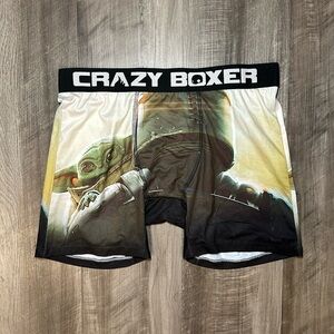 Star Wars The Mandalorian Crazy Boxer Boxer Brief - Large